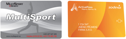 Kartičky Multisport a Activepass Kartičky Multisport a Activepass