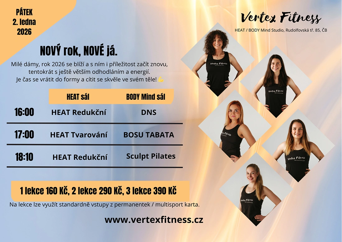 NOVÝ rok, NOVÉ já. (Vertex Fitness)